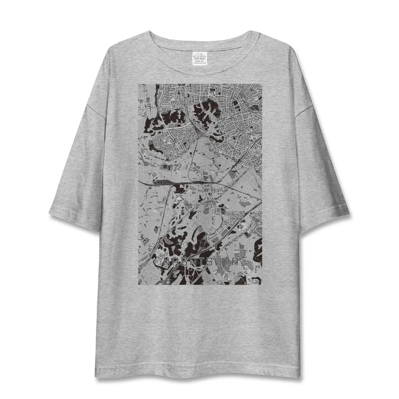 【長津田(神奈川県)】地図柄ビッグシルエットTシャツ