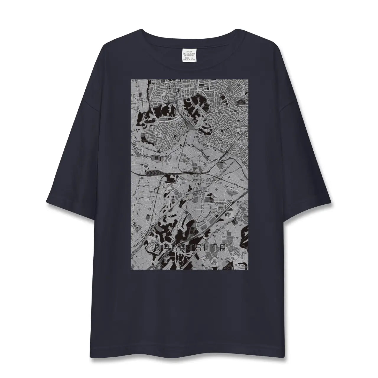 【長津田(神奈川県)】地図柄ビッグシルエットTシャツ