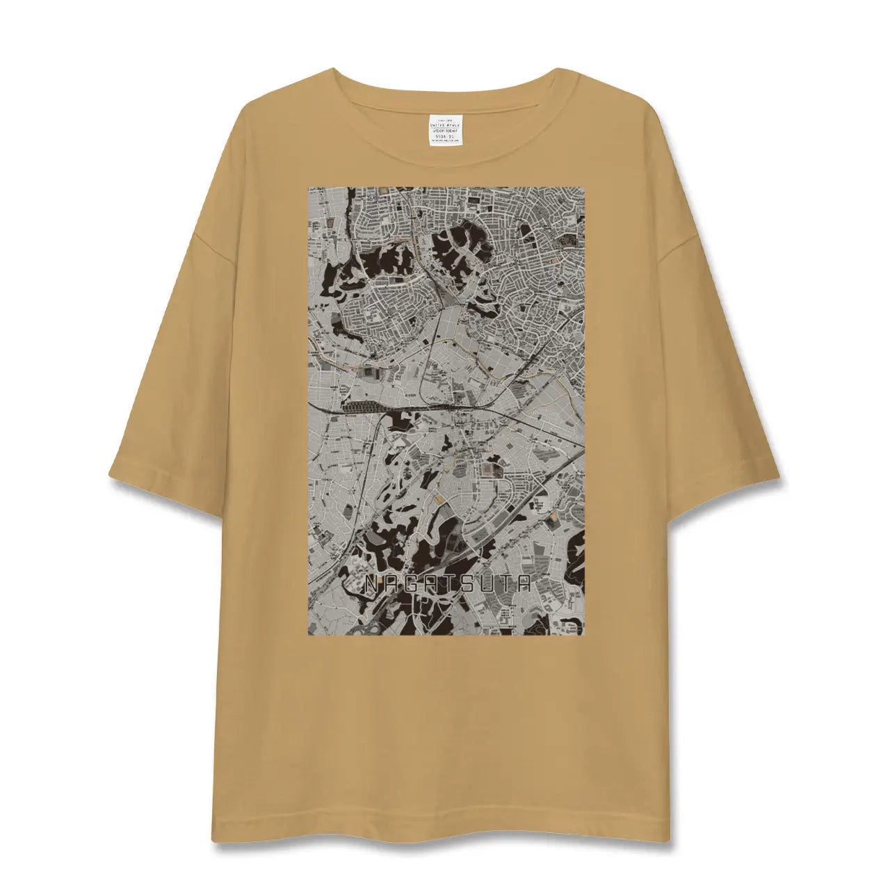 【長津田(神奈川県)】地図柄ビッグシルエットTシャツ