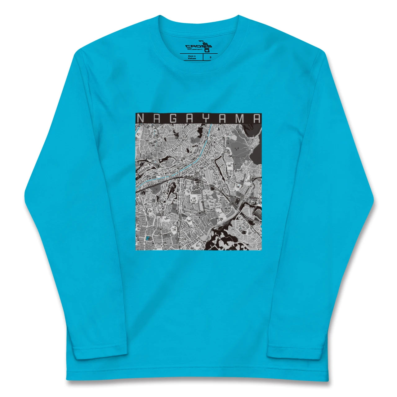 【永山(東京都)】地図柄ロングスリーブTシャツ