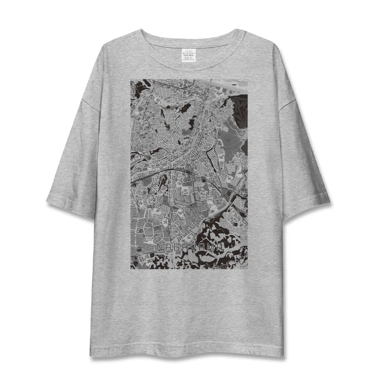 【永山(東京都)】地図柄ビッグシルエットTシャツ