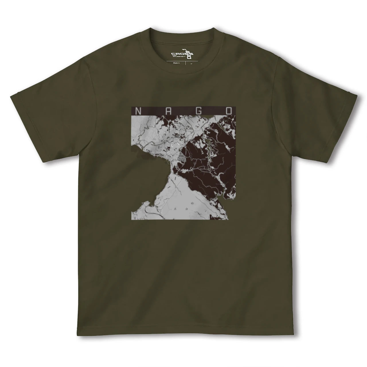 【名護(沖縄県)】地図柄ヘビーウェイトTシャツ