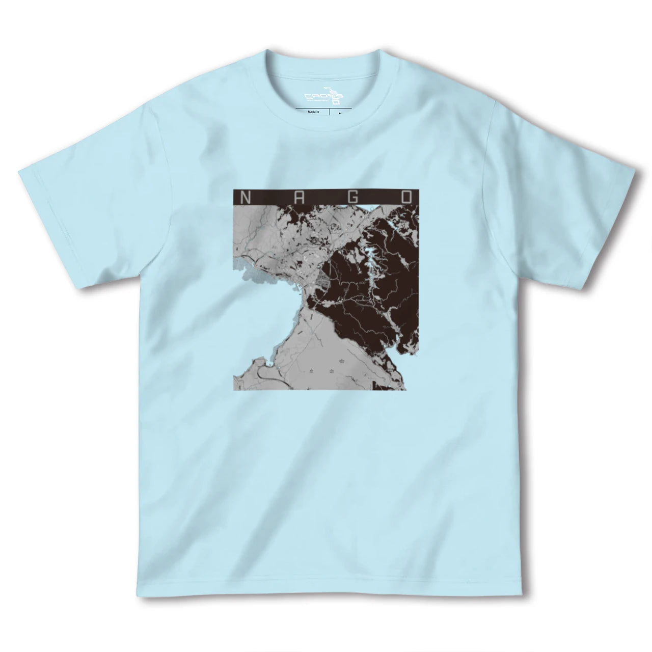 【名護(沖縄県)】地図柄ヘビーウェイトTシャツ