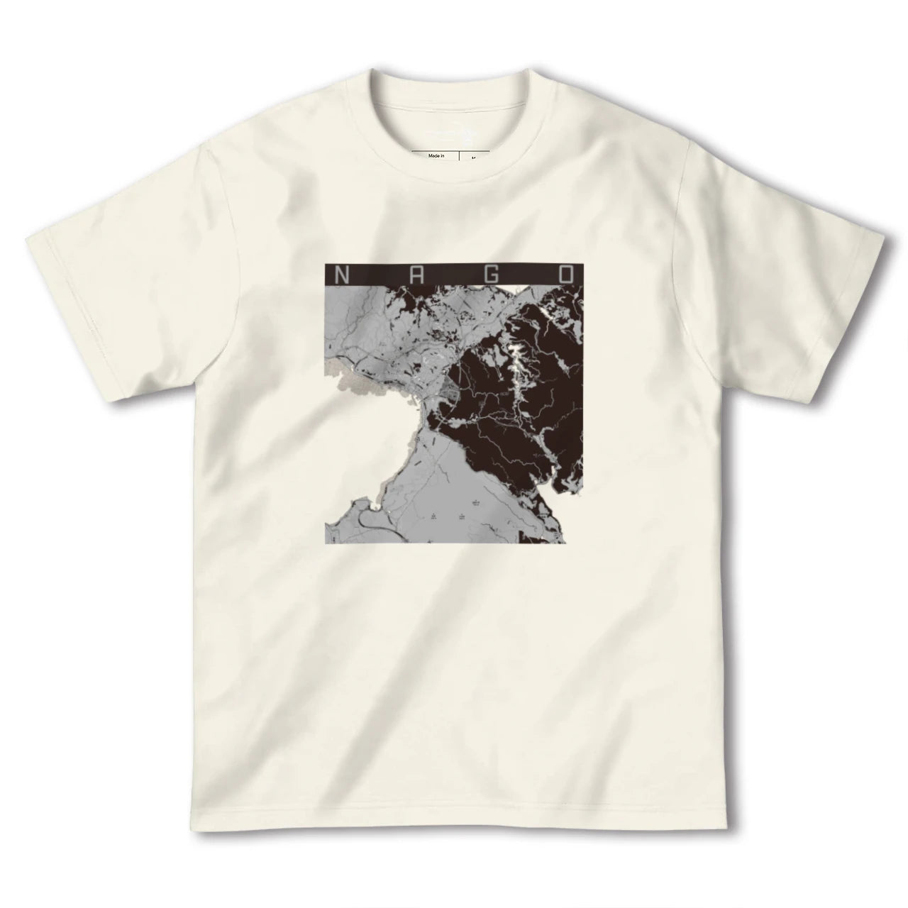 【名護(沖縄県)】地図柄ヘビーウェイトTシャツ