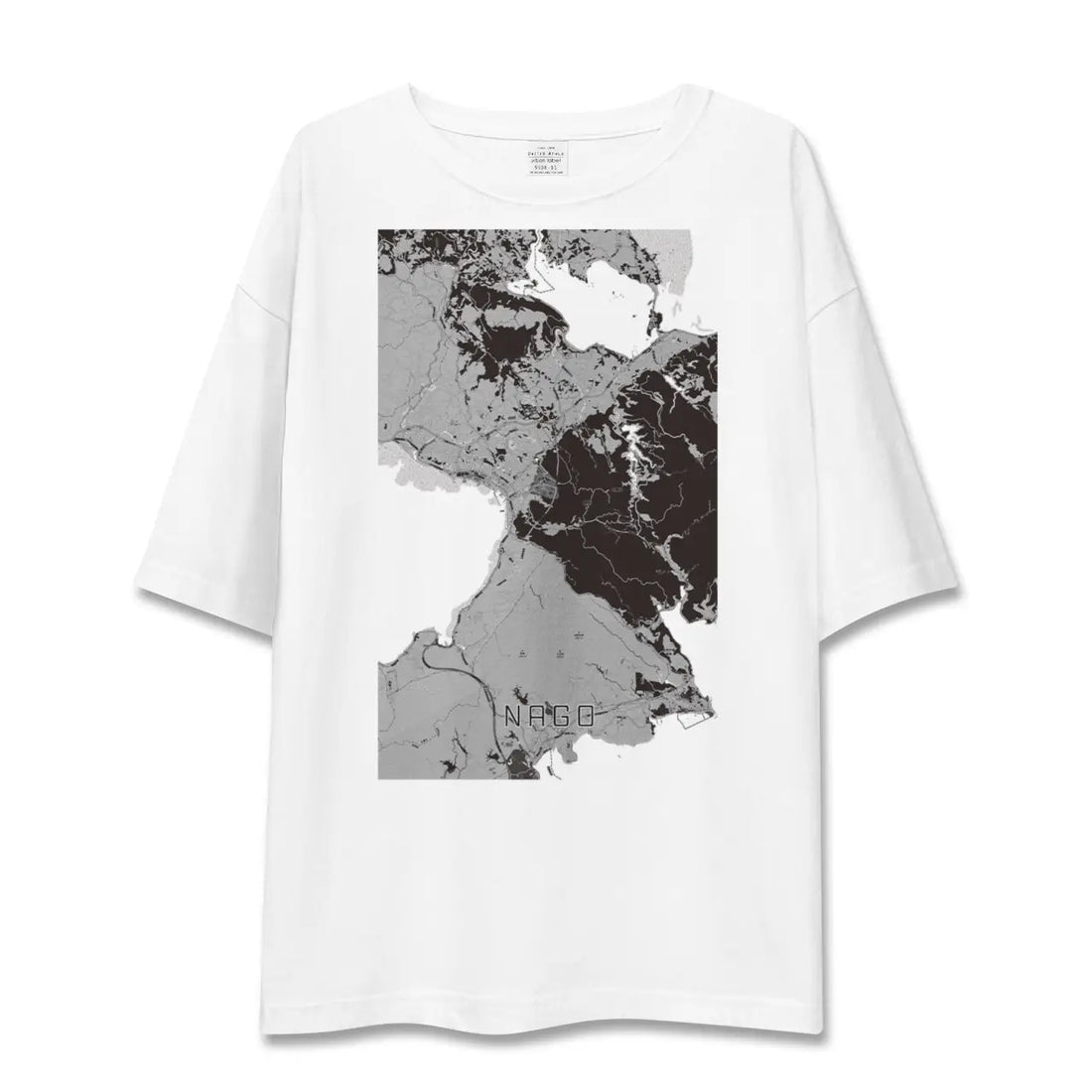 【名護(沖縄県)】地図柄ビッグシルエットTシャツ
