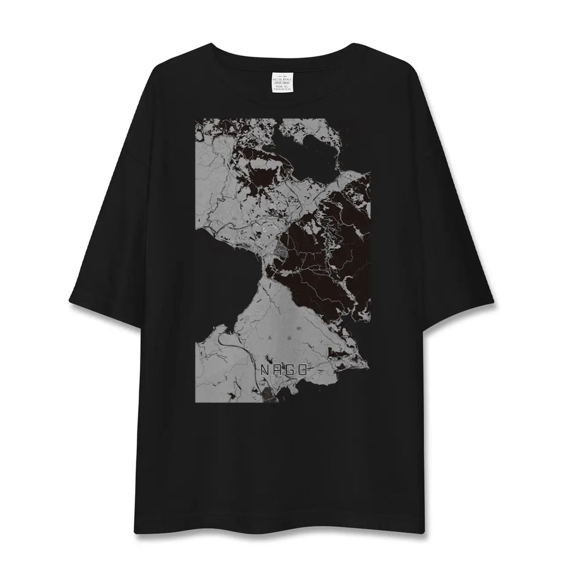 【名護(沖縄県)】地図柄ビッグシルエットTシャツ