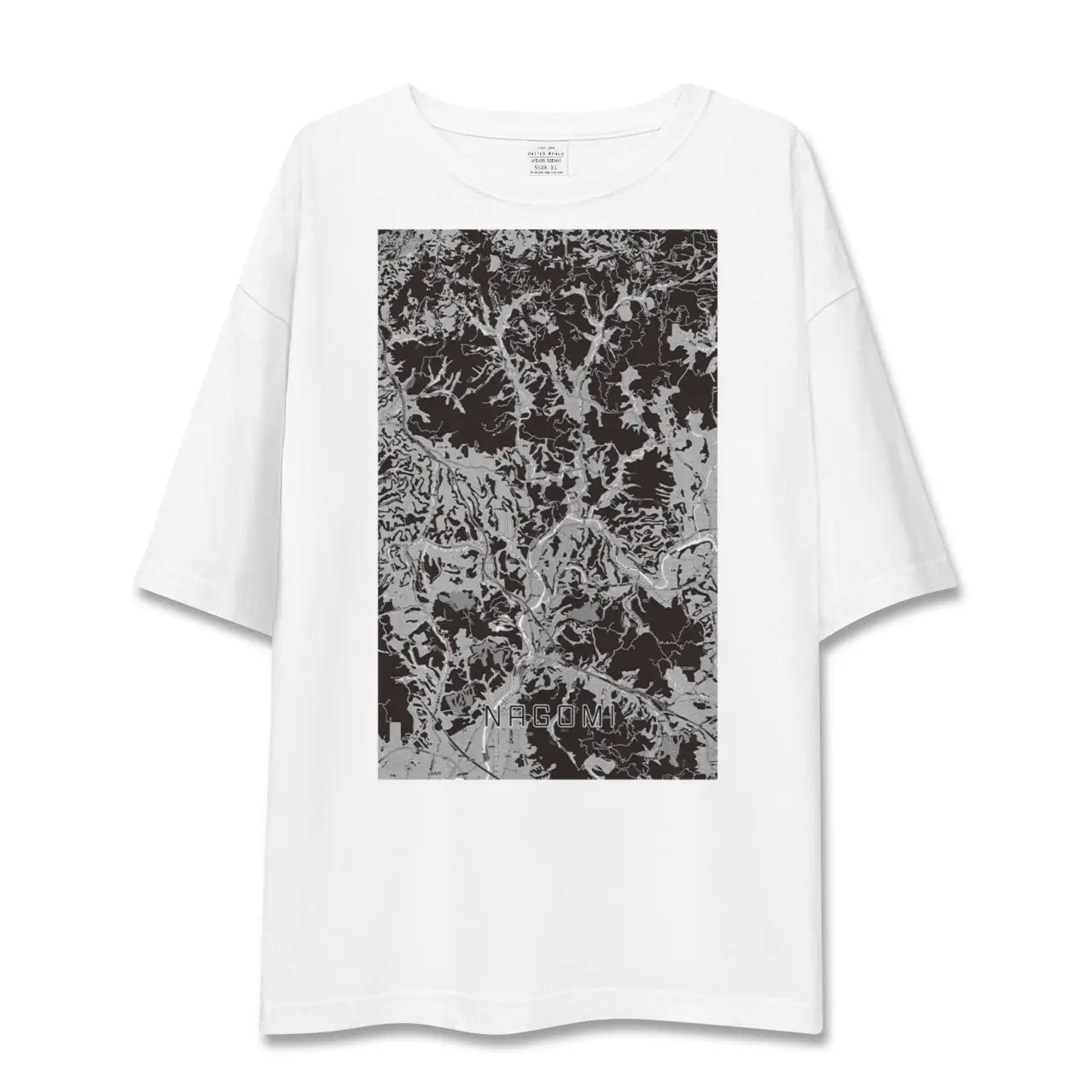 【和水(熊本県)】地図柄ビッグシルエットTシャツ