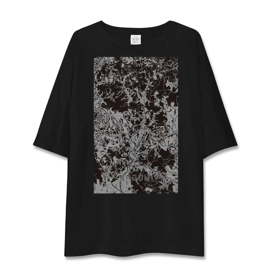 【和水(熊本県)】地図柄ビッグシルエットTシャツ