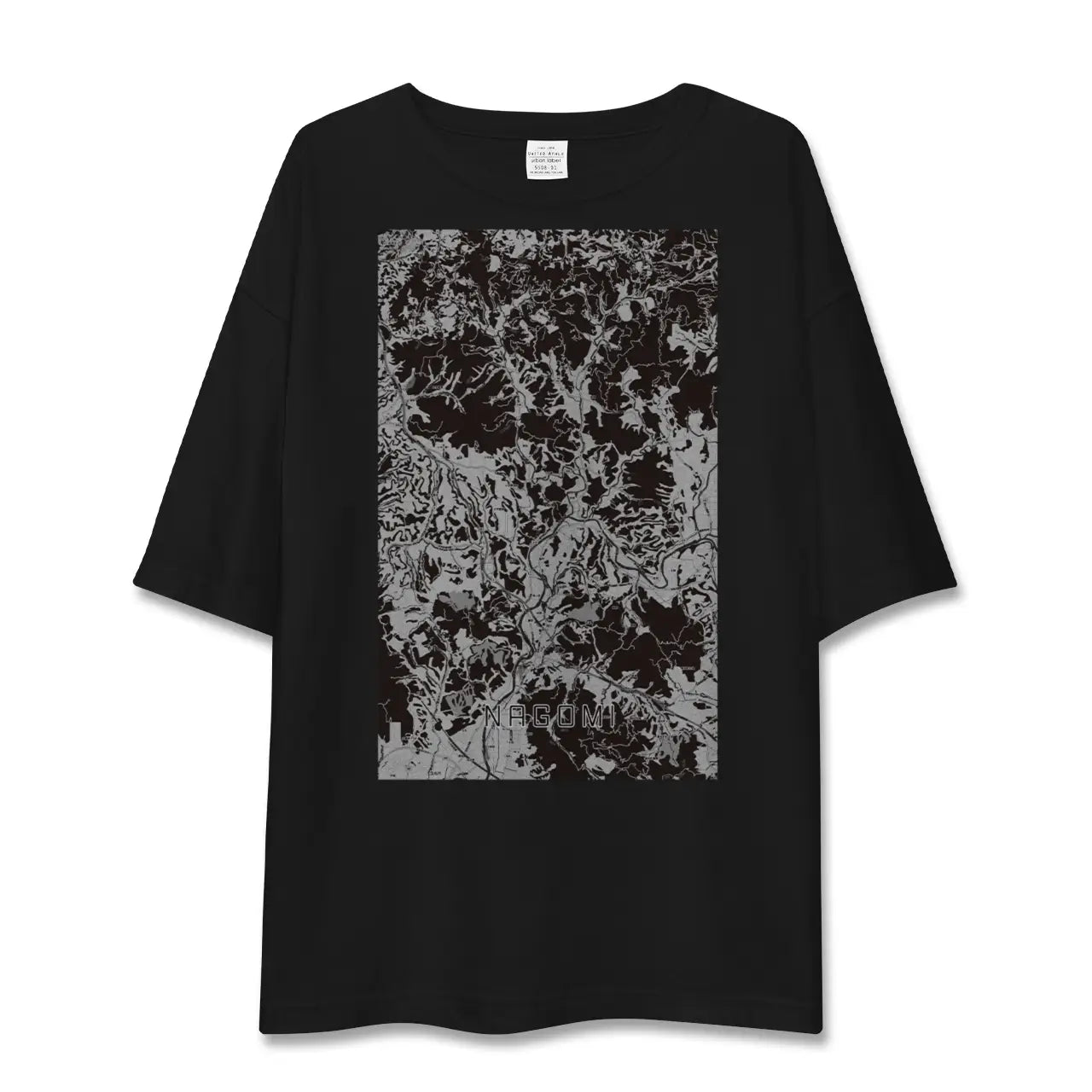 【和水(熊本県)】地図柄ビッグシルエットTシャツ