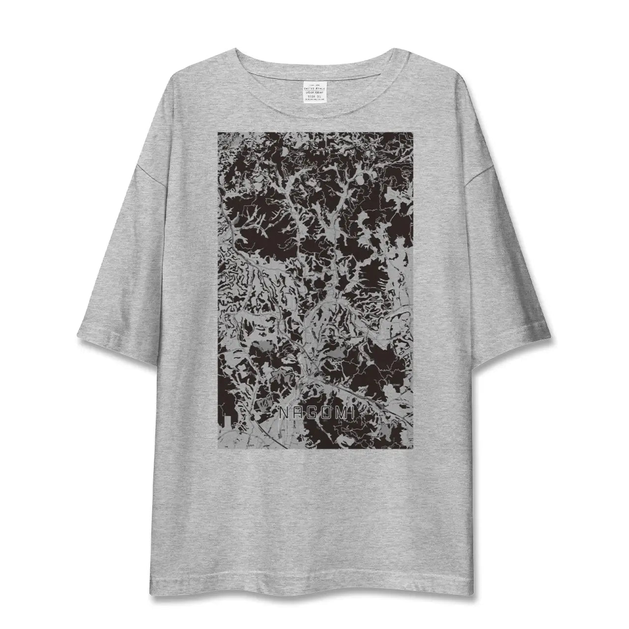 【和水(熊本県)】地図柄ビッグシルエットTシャツ