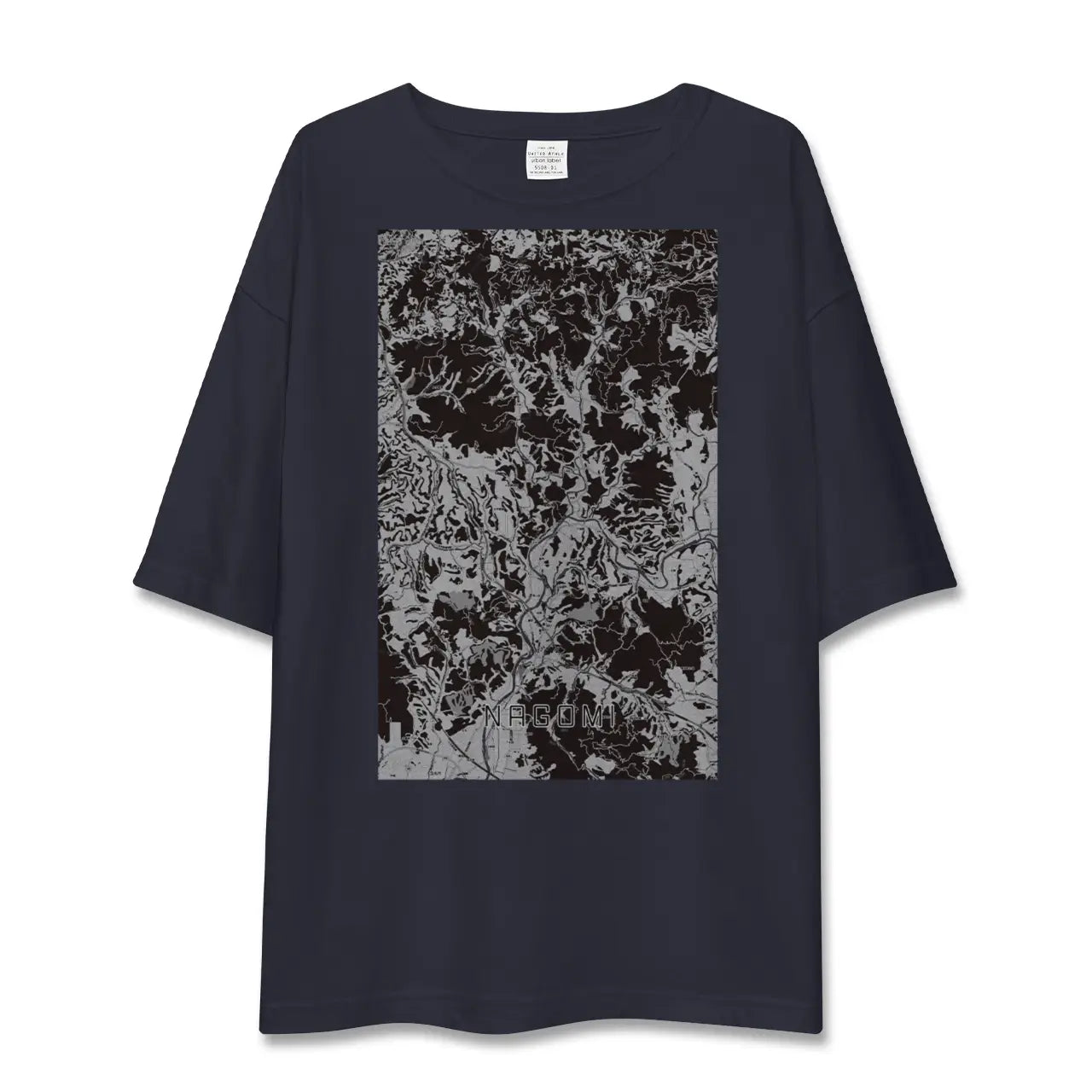 【和水(熊本県)】地図柄ビッグシルエットTシャツ