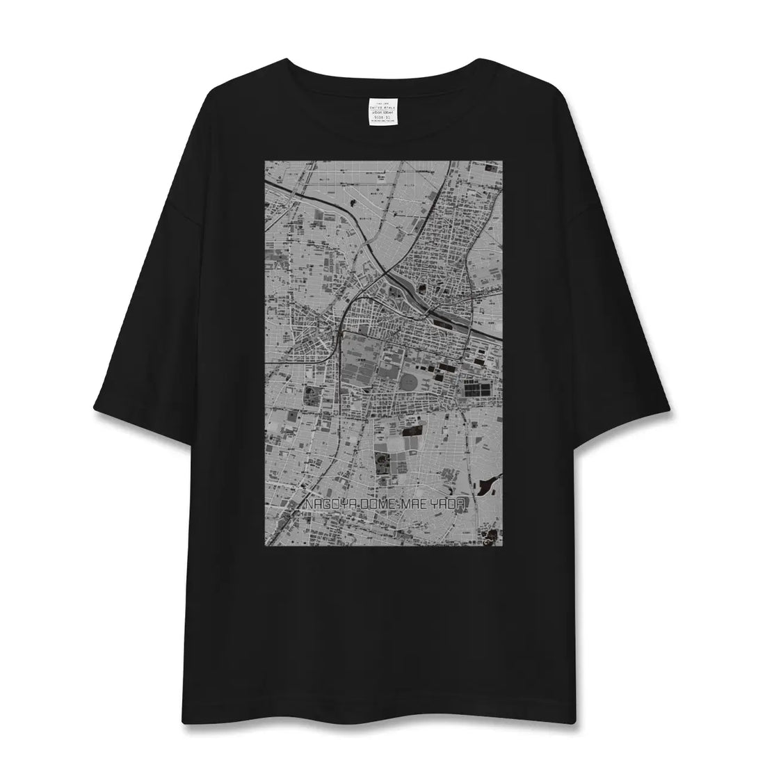 【ナゴヤドーム前矢田(愛知県)】地図柄ビッグシルエットTシャツ