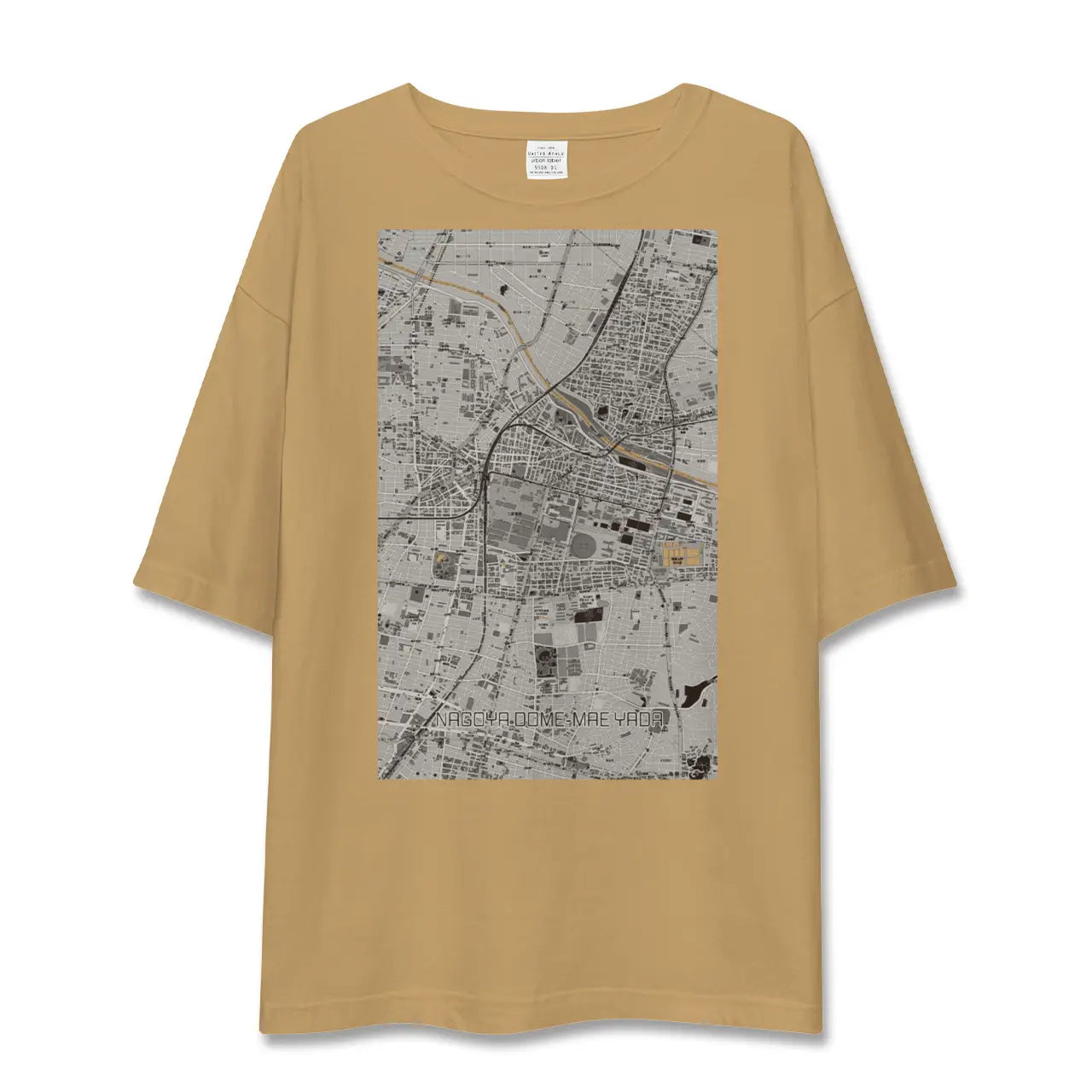 【ナゴヤドーム前矢田(愛知県)】地図柄ビッグシルエットTシャツ