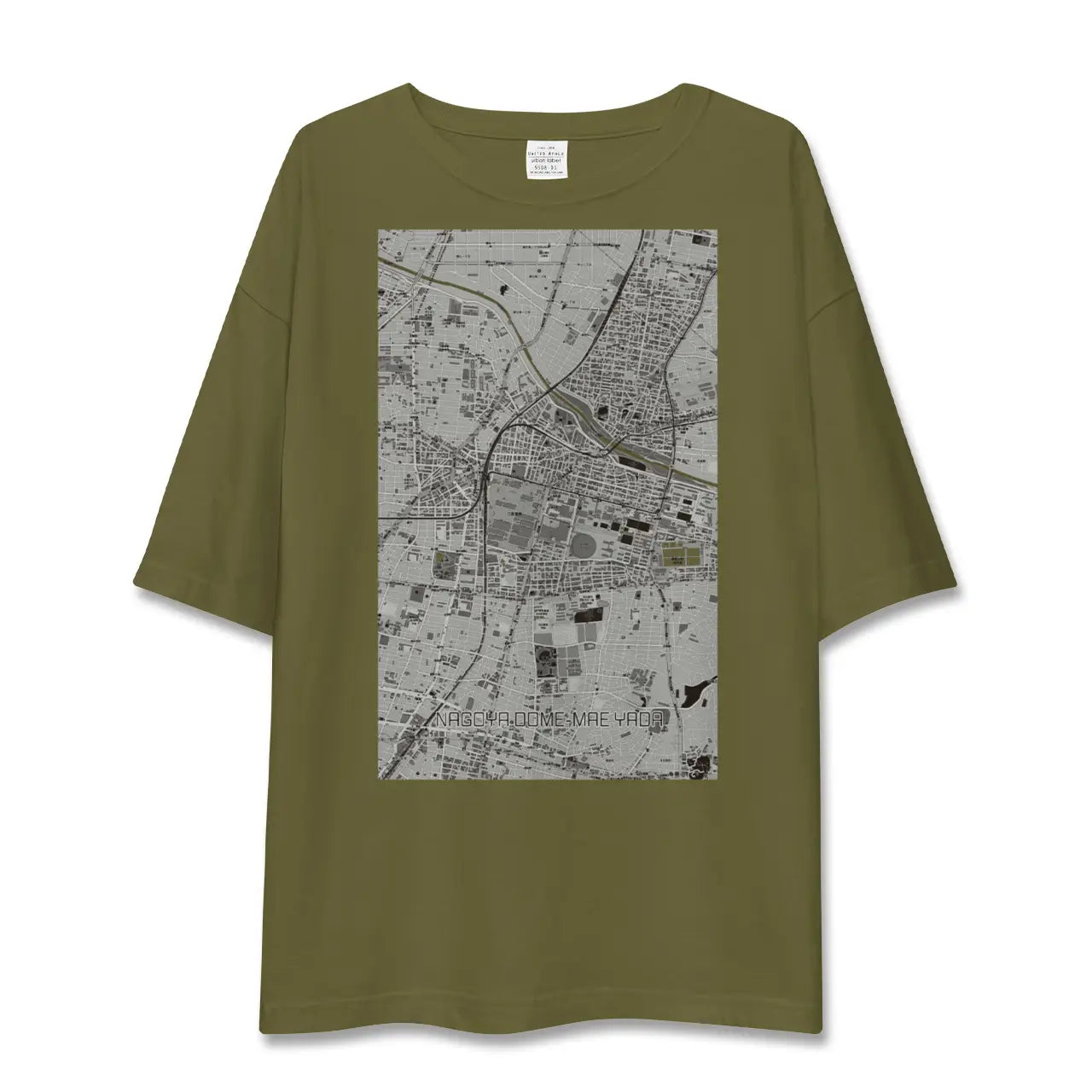 【ナゴヤドーム前矢田(愛知県)】地図柄ビッグシルエットTシャツ