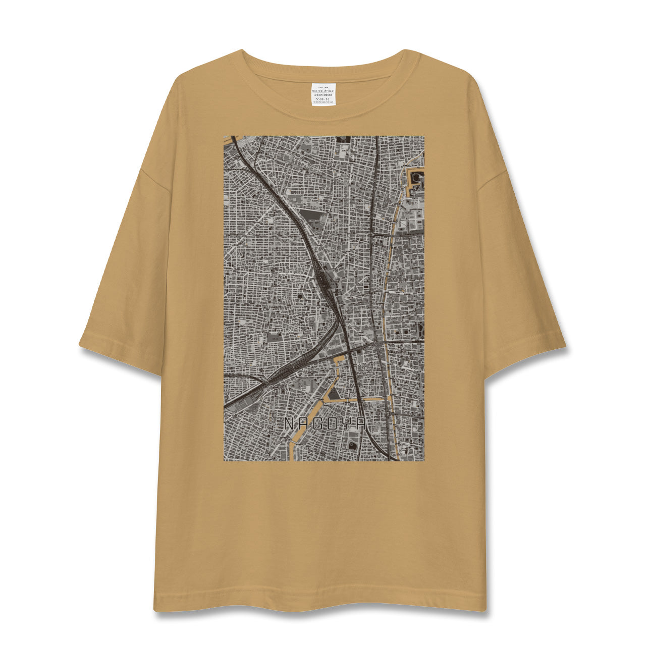 【名古屋2(愛知県)】地図柄ビッグシルエットTシャツ