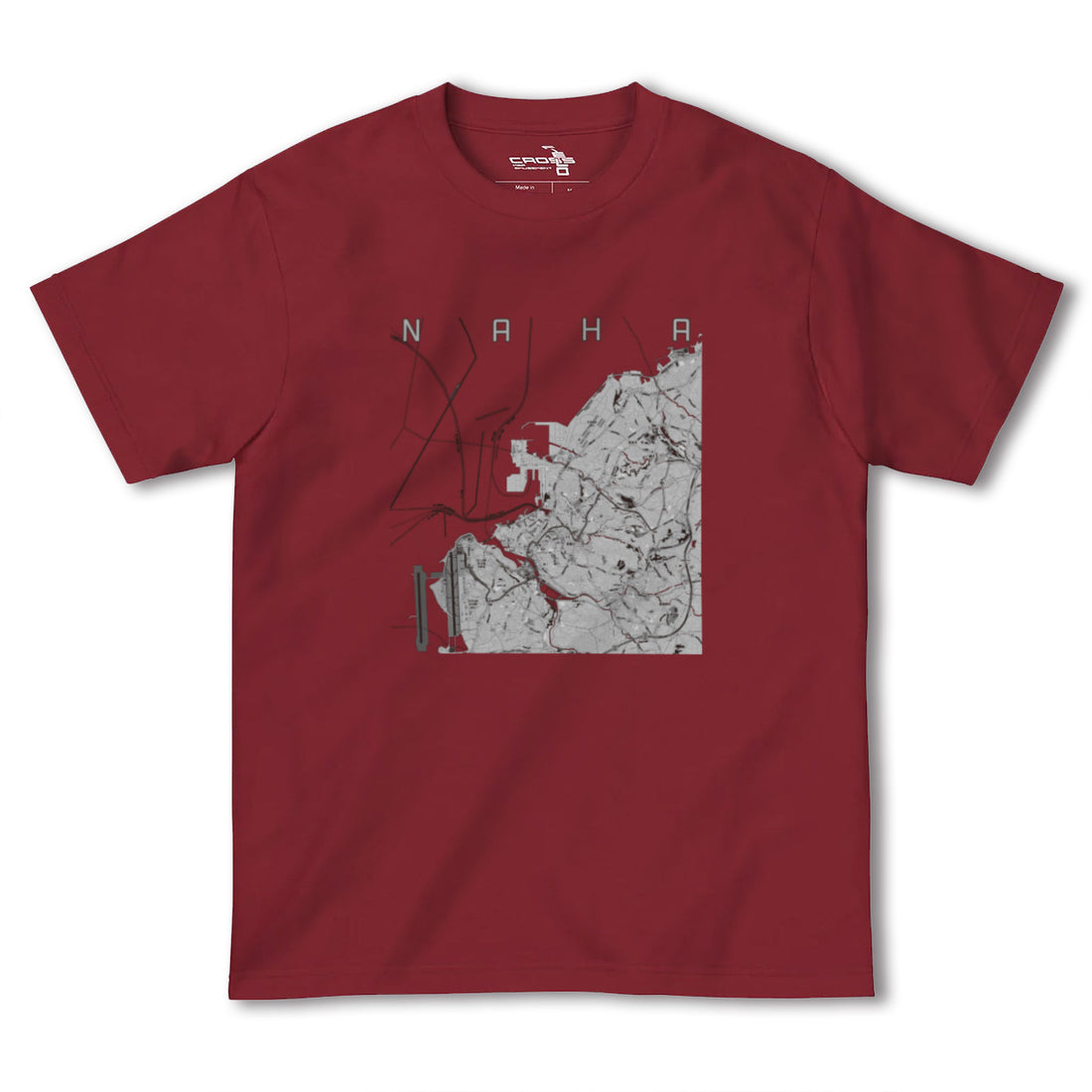 【那覇(沖縄県)】地図柄ヘビーウェイトTシャツ