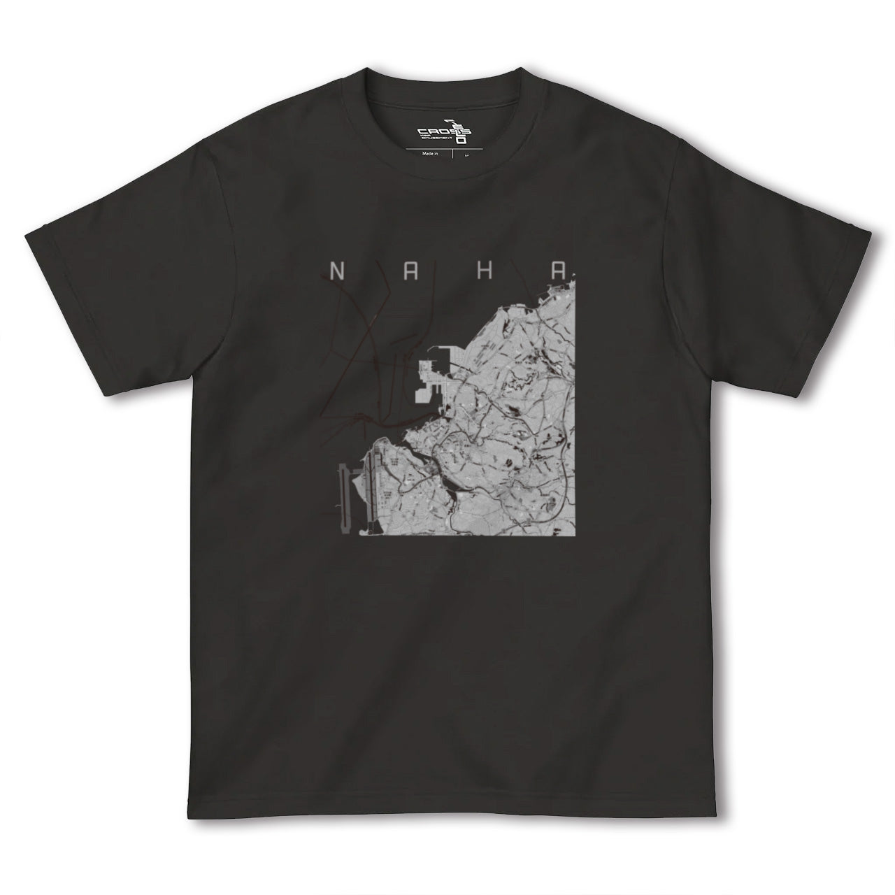 【那覇(沖縄県)】地図柄ヘビーウェイトTシャツ