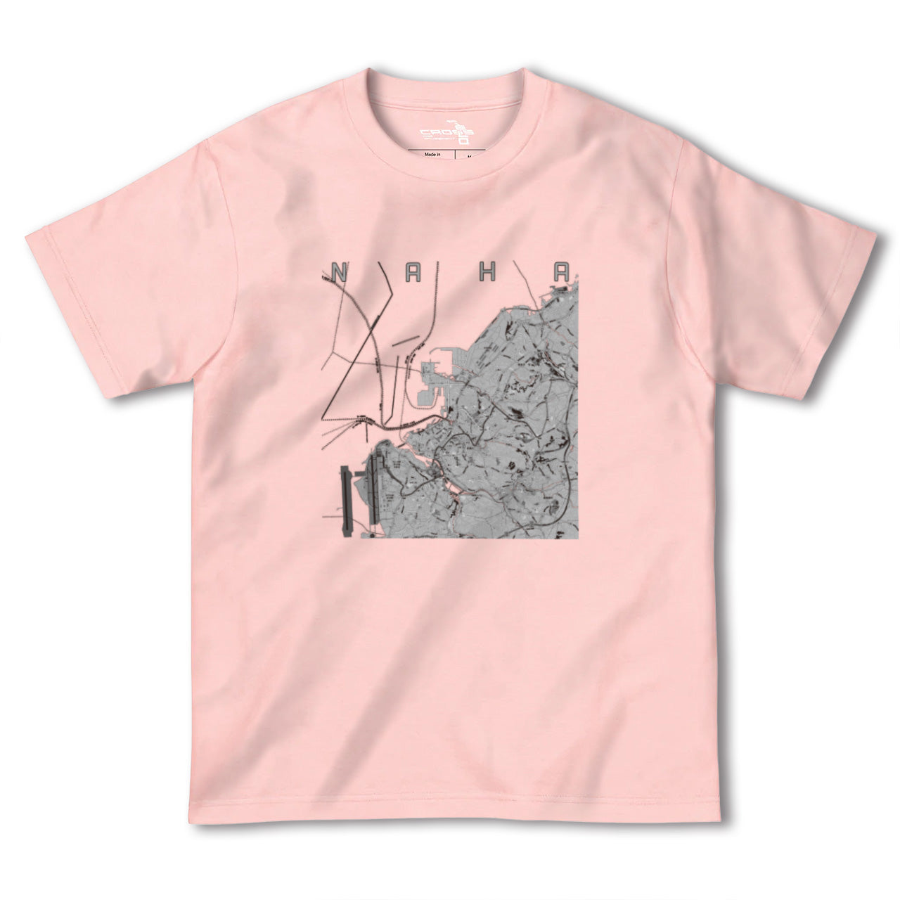 【那覇(沖縄県)】地図柄ヘビーウェイトTシャツ