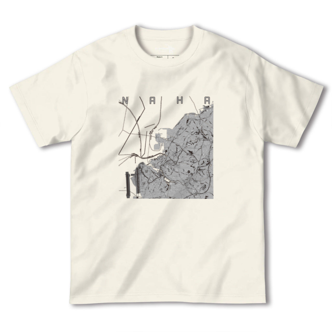 【那覇(沖縄県)】地図柄ヘビーウェイトTシャツ