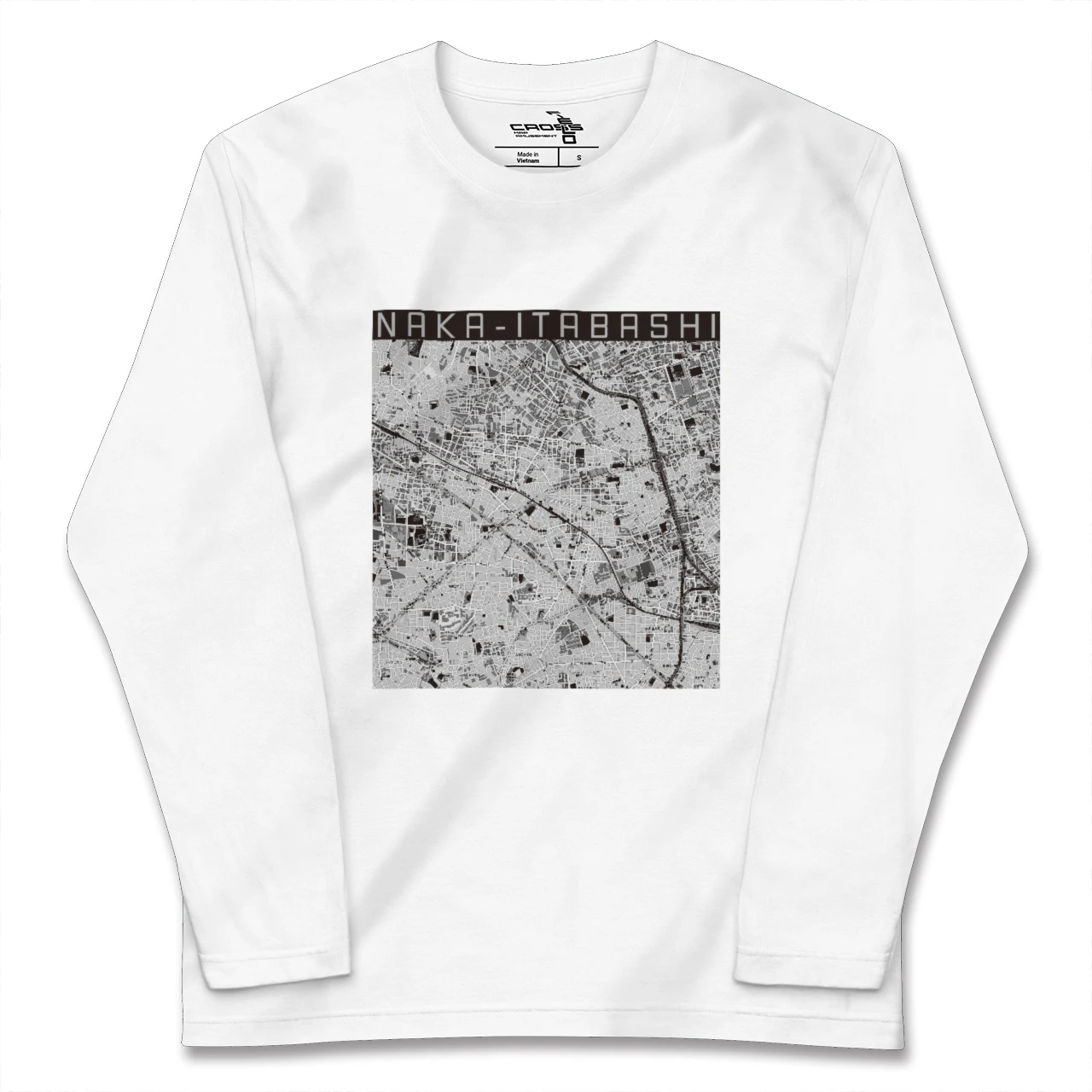 【中板橋(東京都)】地図柄ロングスリーブTシャツ