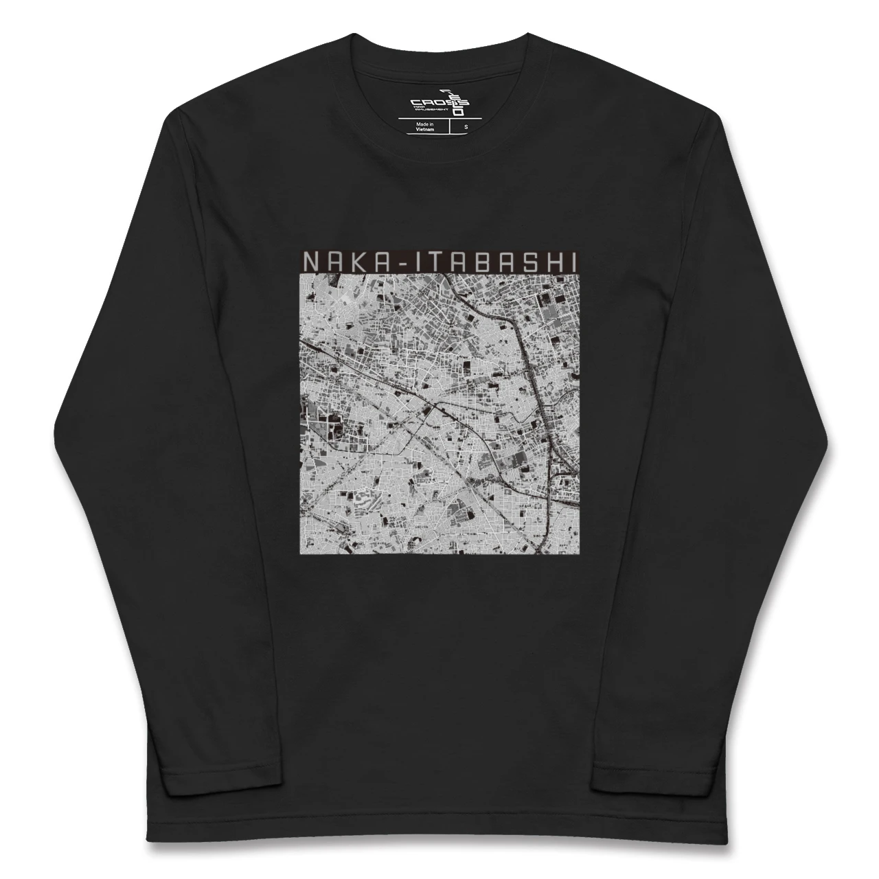 【中板橋(東京都)】地図柄ロングスリーブTシャツ