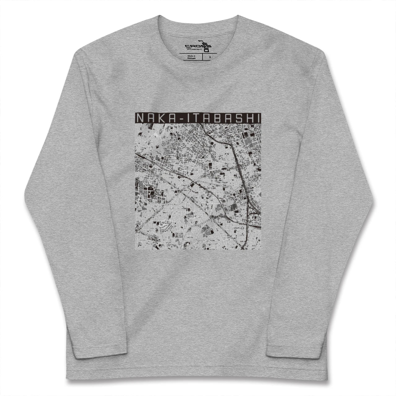 【中板橋(東京都)】地図柄ロングスリーブTシャツ