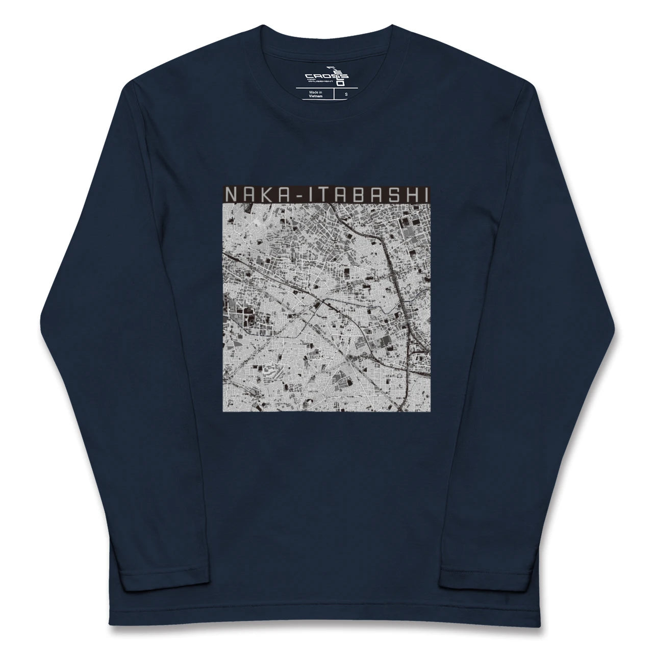 【中板橋(東京都)】地図柄ロングスリーブTシャツ