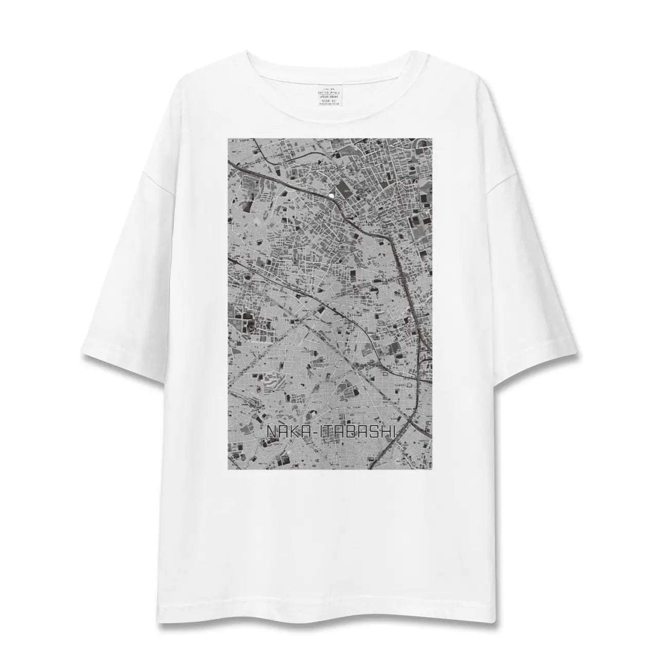 【中板橋(東京都)】地図柄ビッグシルエットTシャツ