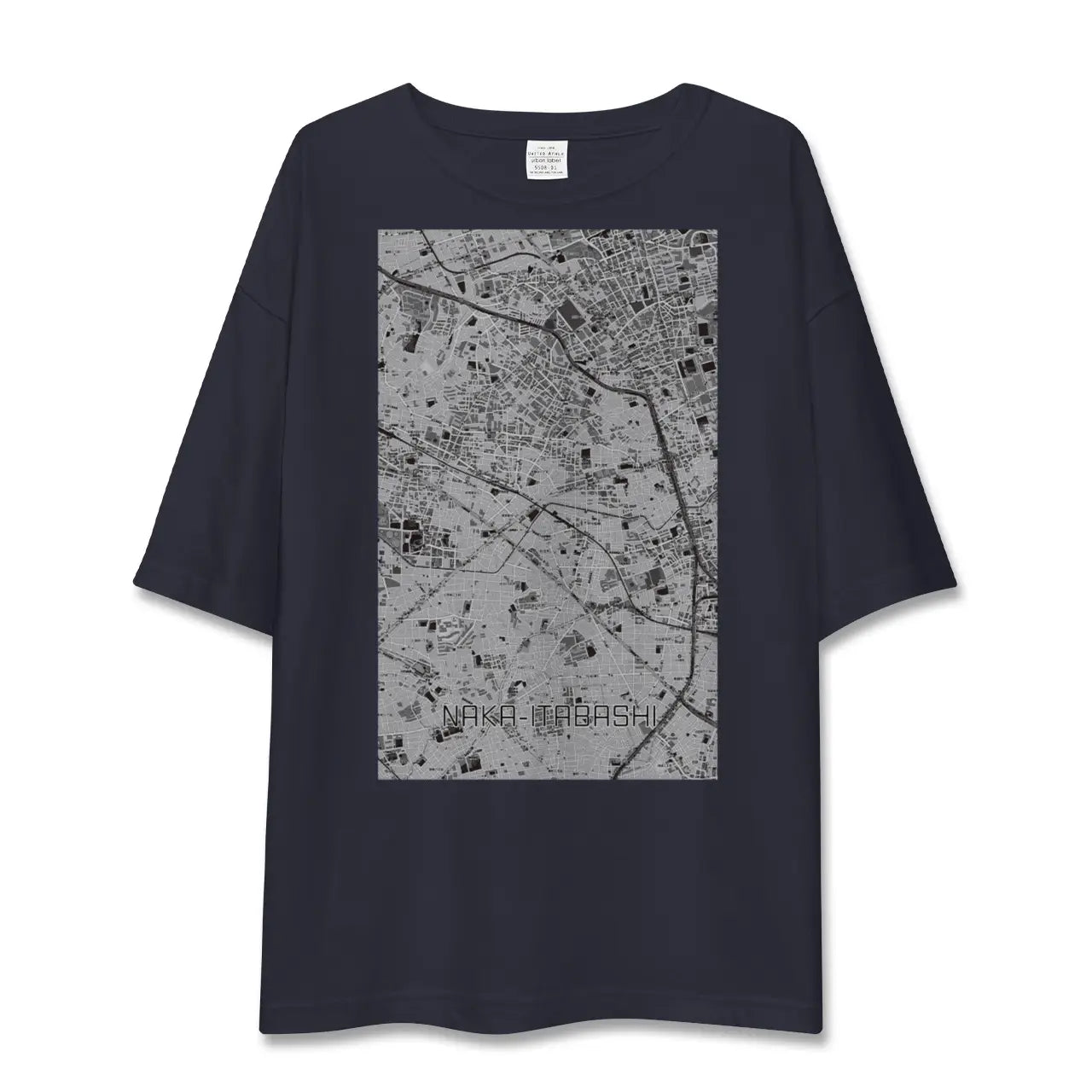 【中板橋(東京都)】地図柄ビッグシルエットTシャツ