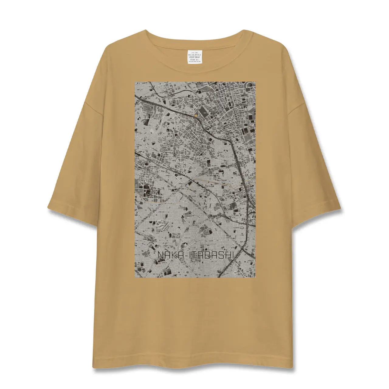 【中板橋(東京都)】地図柄ビッグシルエットTシャツ