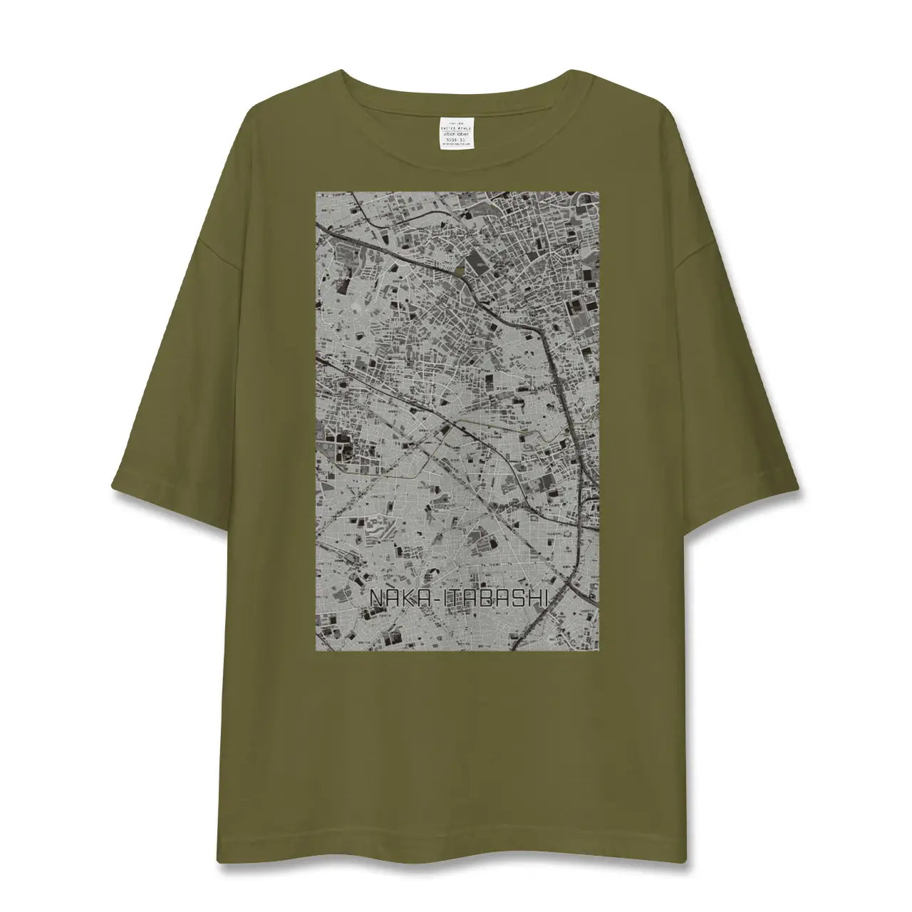 【中板橋(東京都)】地図柄ビッグシルエットTシャツ