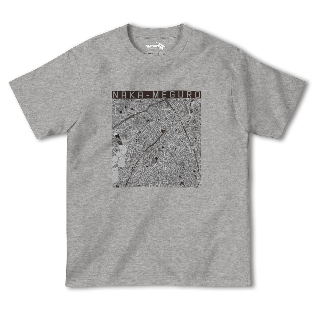 【中目黒(東京都)】地図柄ヘビーウェイトTシャツ