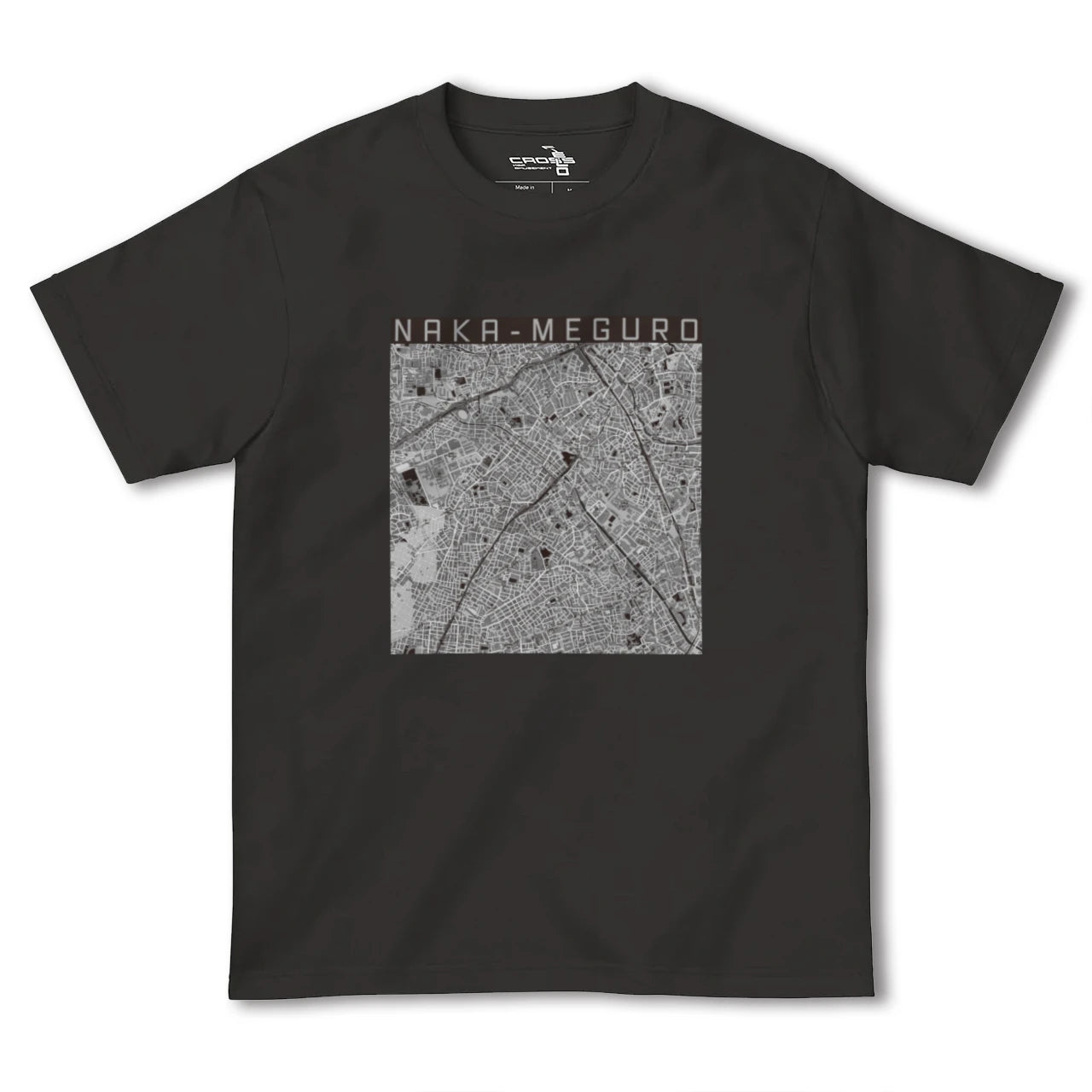 【中目黒(東京都)】地図柄ヘビーウェイトTシャツ