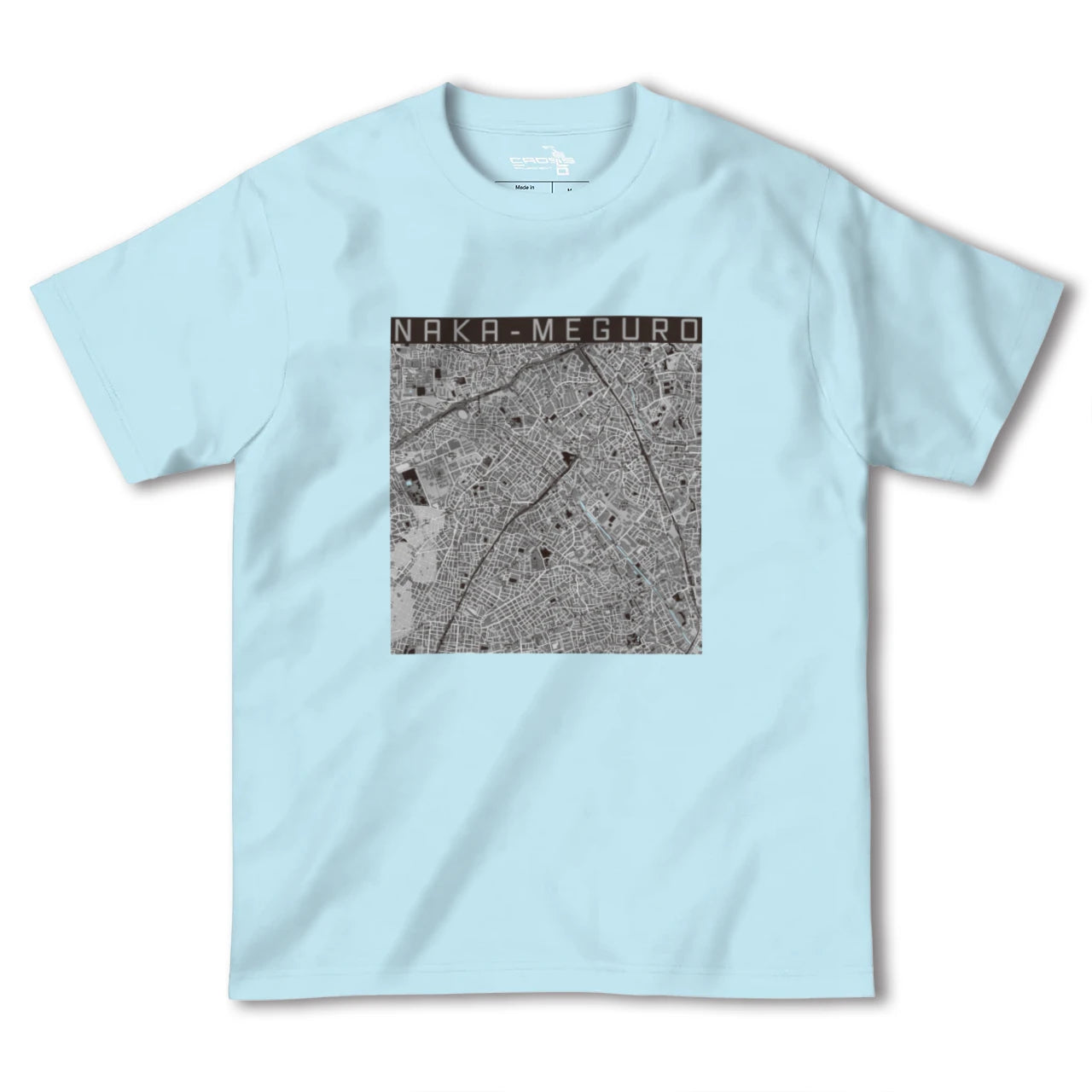 【中目黒(東京都)】地図柄ヘビーウェイトTシャツ