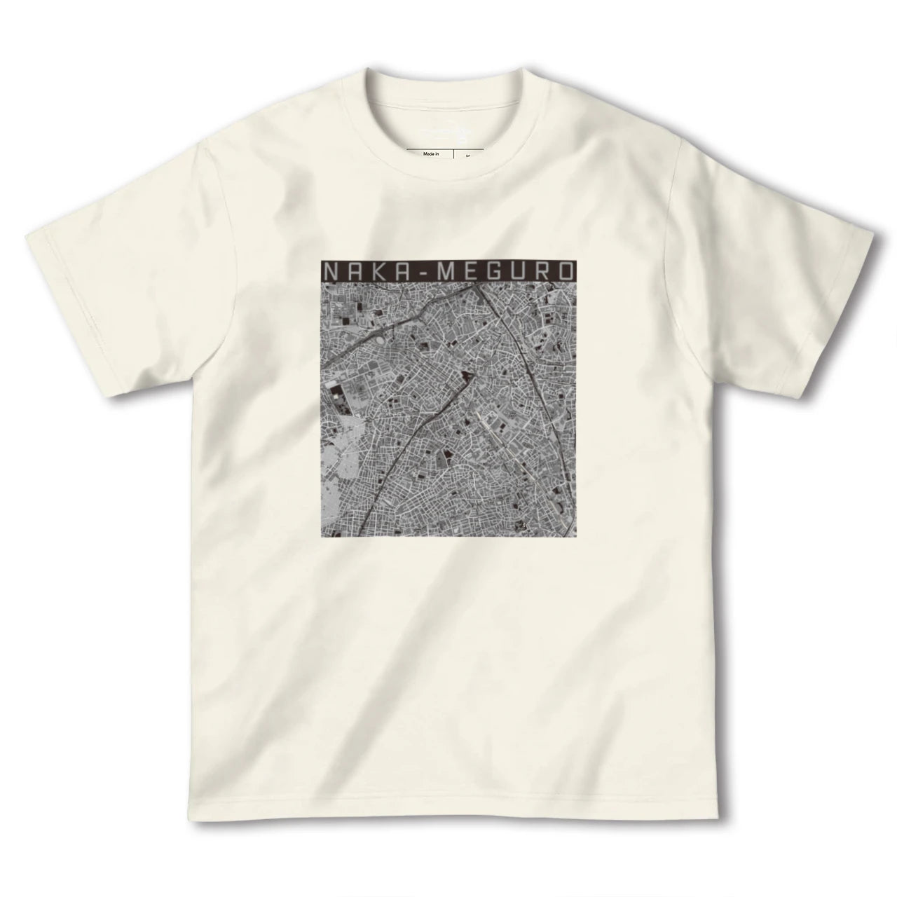 【中目黒(東京都)】地図柄ヘビーウェイトTシャツ