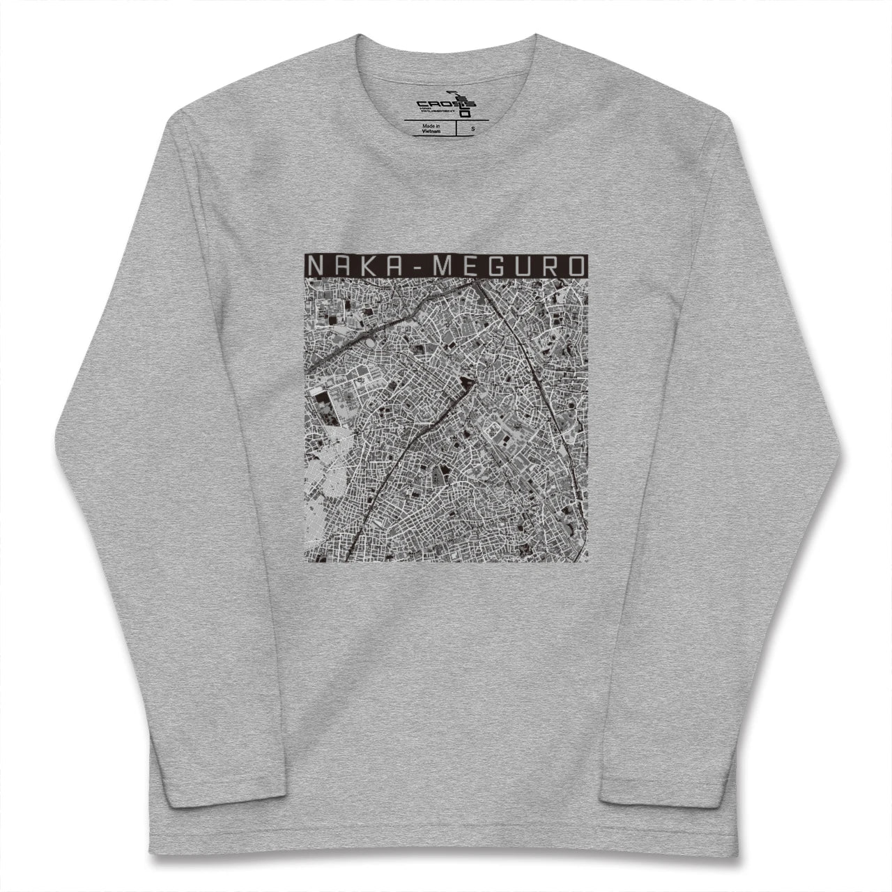 【中目黒(東京都)】地図柄ロングスリーブTシャツ