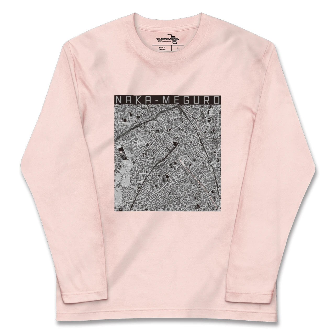 【中目黒(東京都)】地図柄ロングスリーブTシャツ