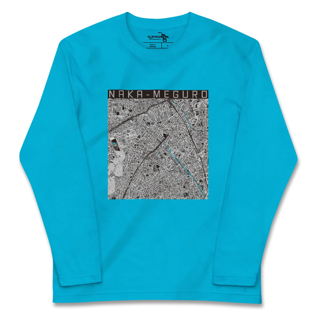 【中目黒(東京都)】地図柄ロングスリーブTシャツ