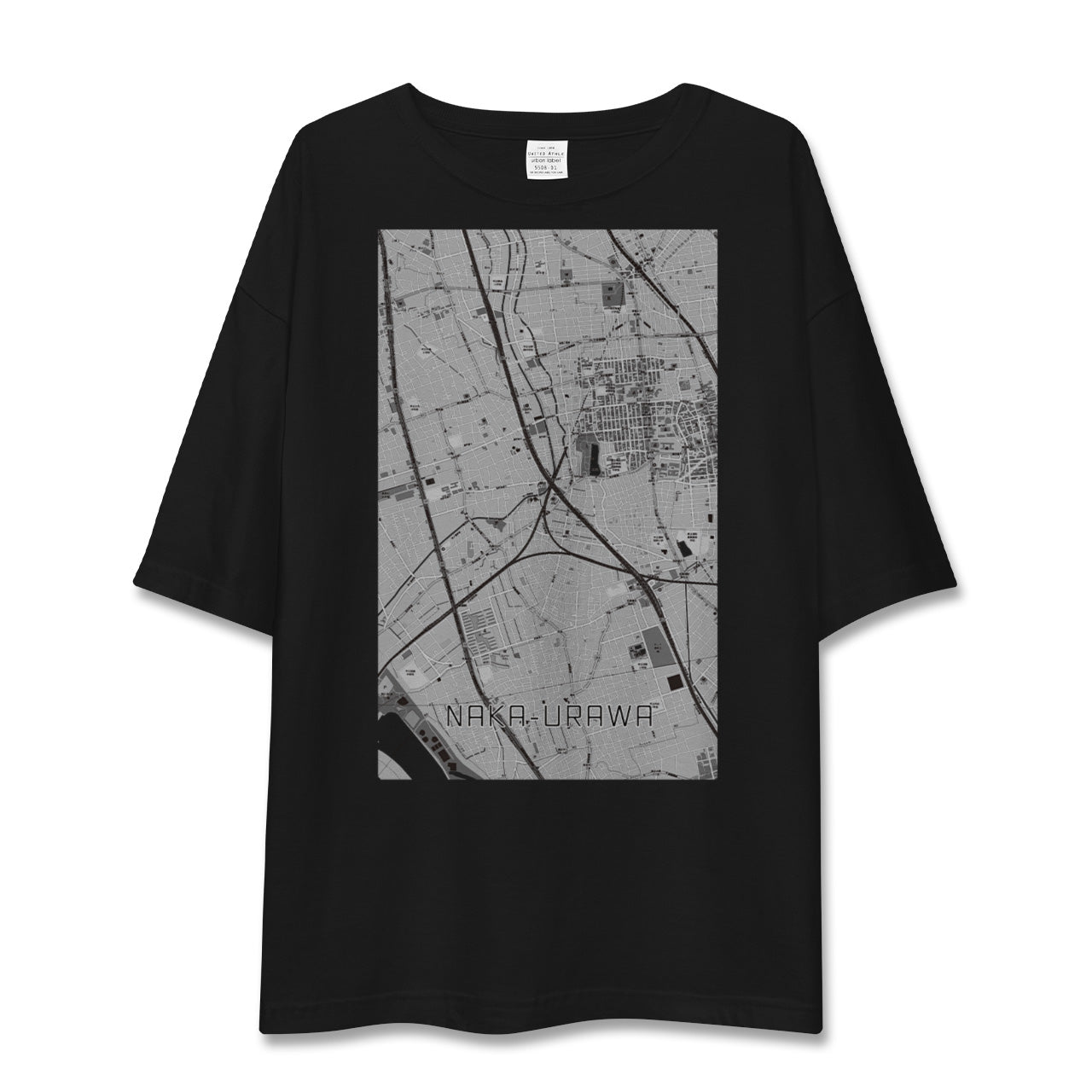 【中浦和(埼玉県)】地図柄ビッグシルエットTシャツ