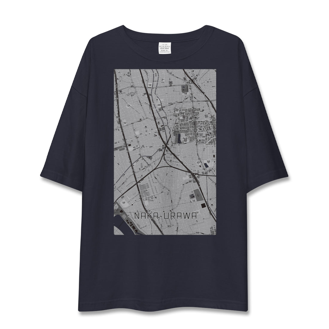 【中浦和(埼玉県)】地図柄ビッグシルエットTシャツ