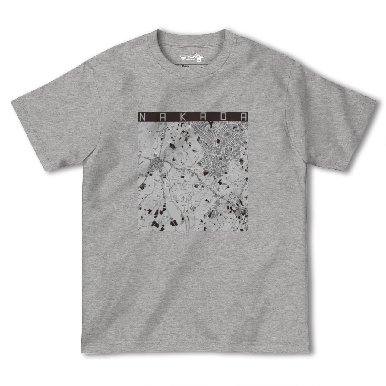 【中田(神奈川県)】地図柄ヘビーウェイトTシャツ