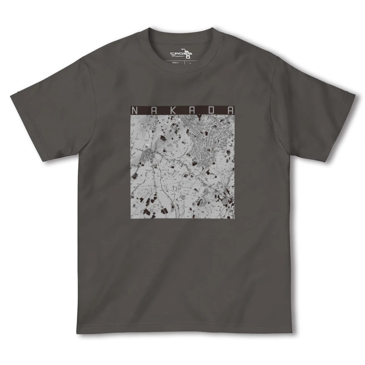 【中田(神奈川県)】地図柄ヘビーウェイトTシャツ