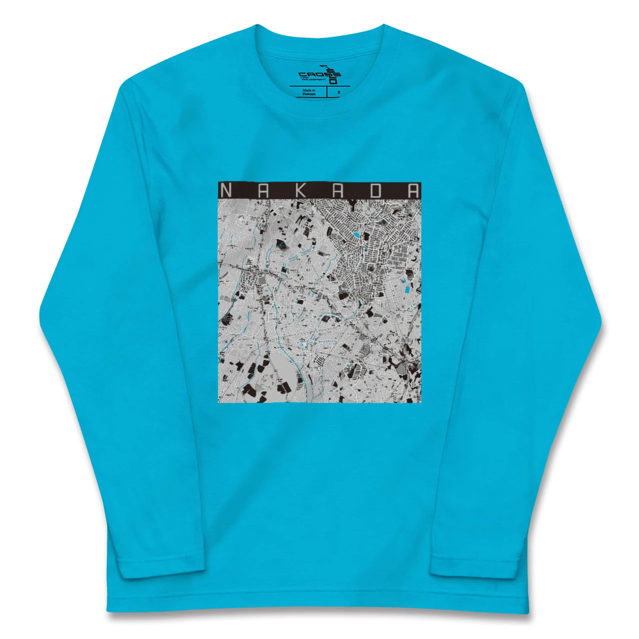 【中田(神奈川県)】地図柄ロングスリーブTシャツ