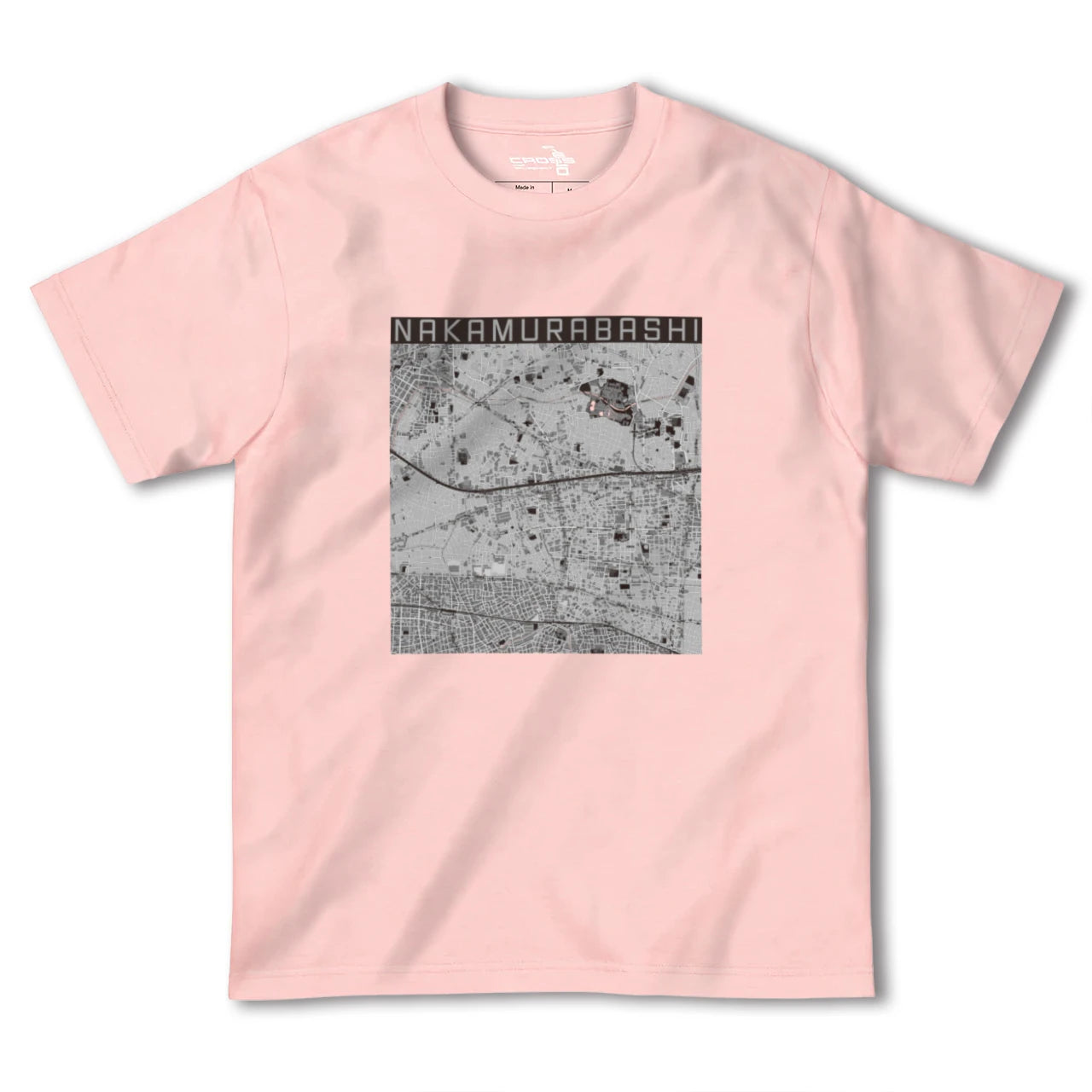 【中村橋(東京都)】地図柄ヘビーウェイトTシャツ