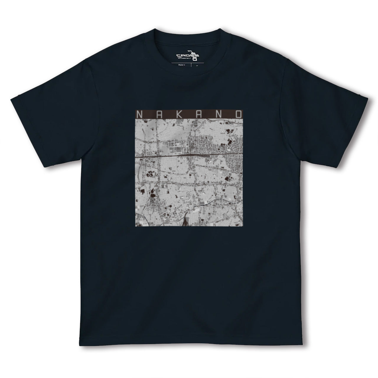 【中野(東京都)】地図柄ヘビーウェイトTシャツ