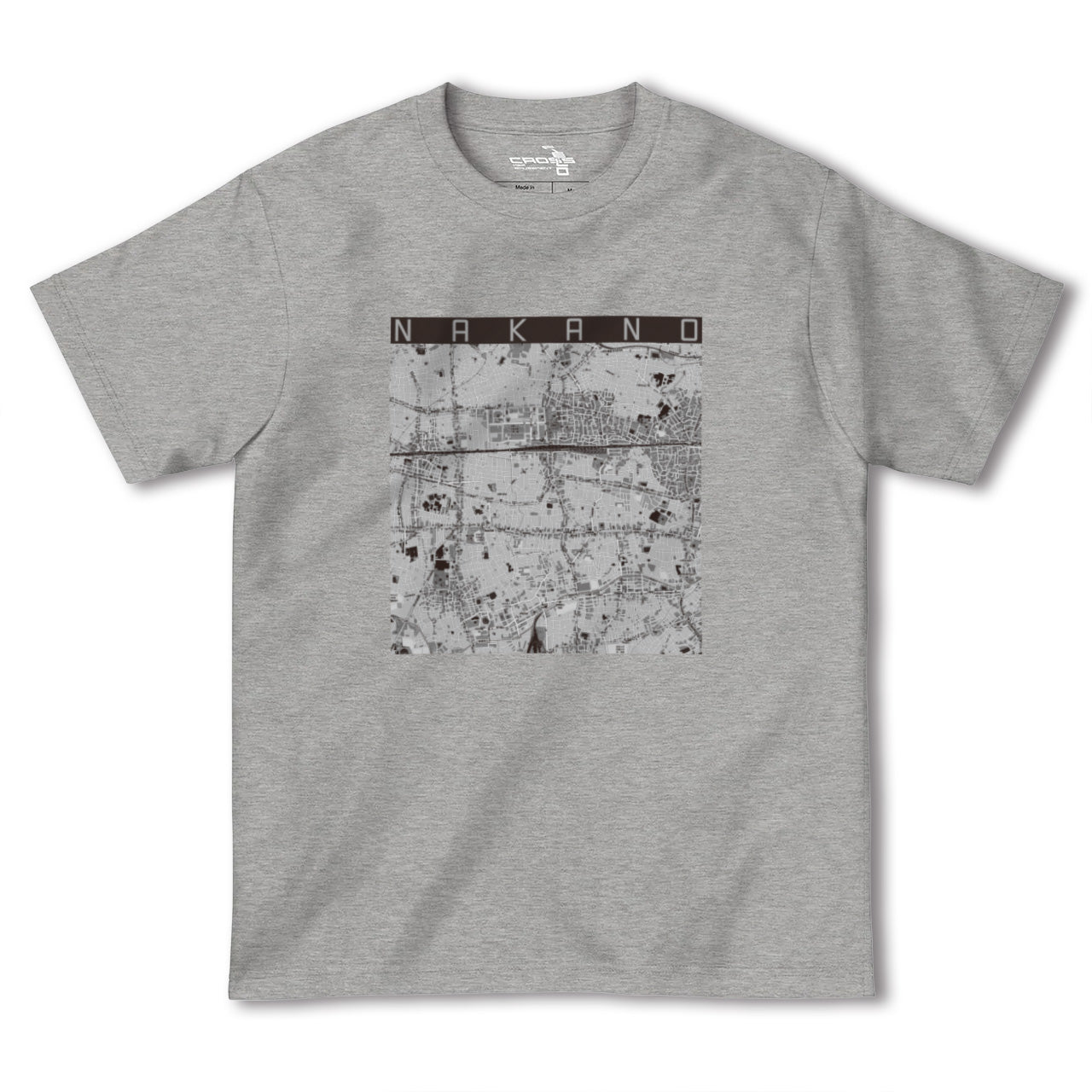 【中野(東京都)】地図柄ヘビーウェイトTシャツ