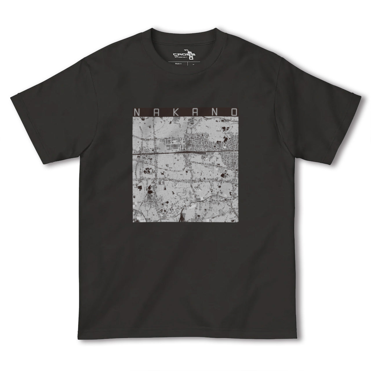 【中野(東京都)】地図柄ヘビーウェイトTシャツ
