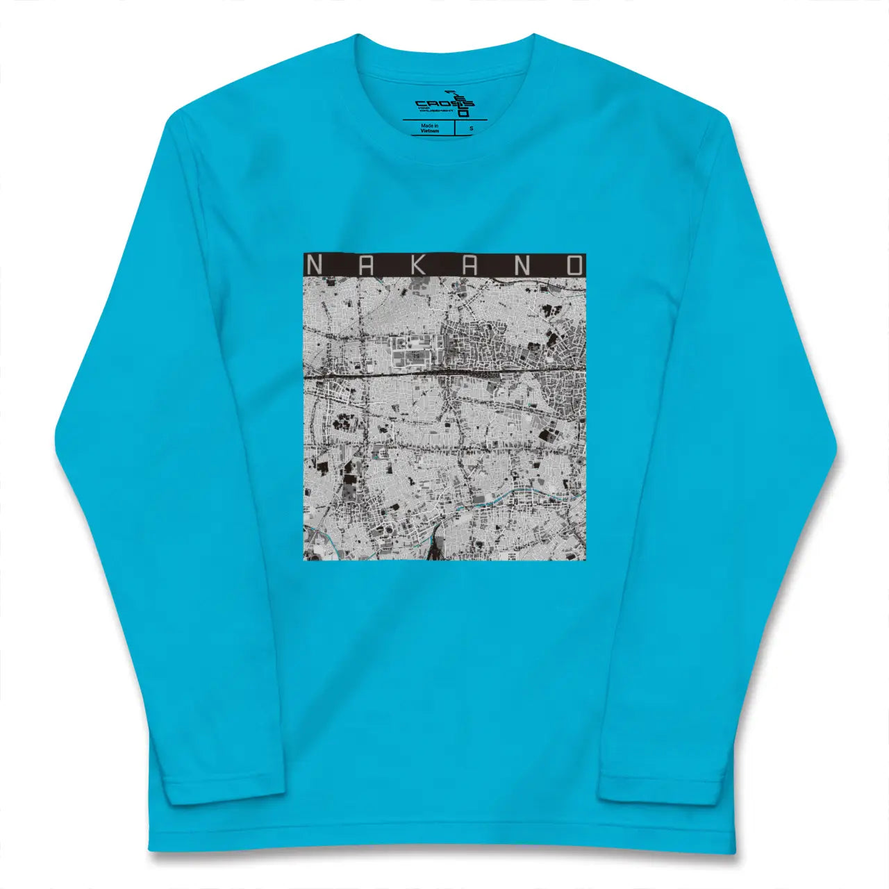 【中野(東京都)】地図柄ロングスリーブTシャツ