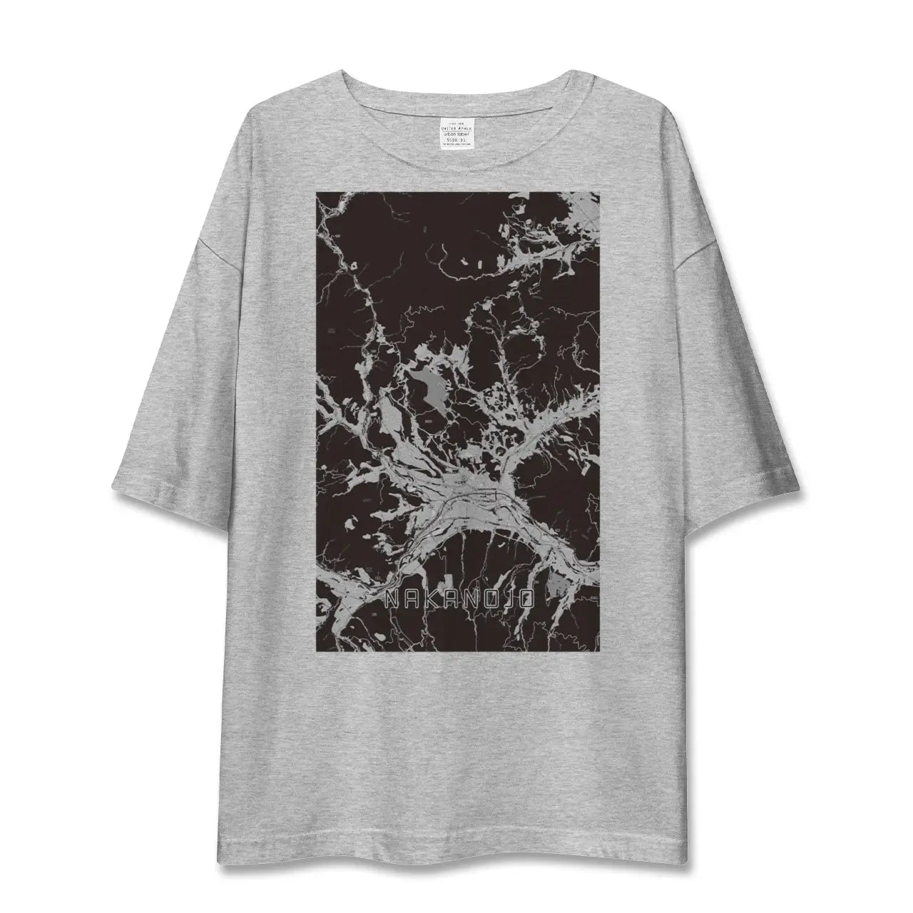 【中之条(群馬県)】地図柄ビッグシルエットTシャツ