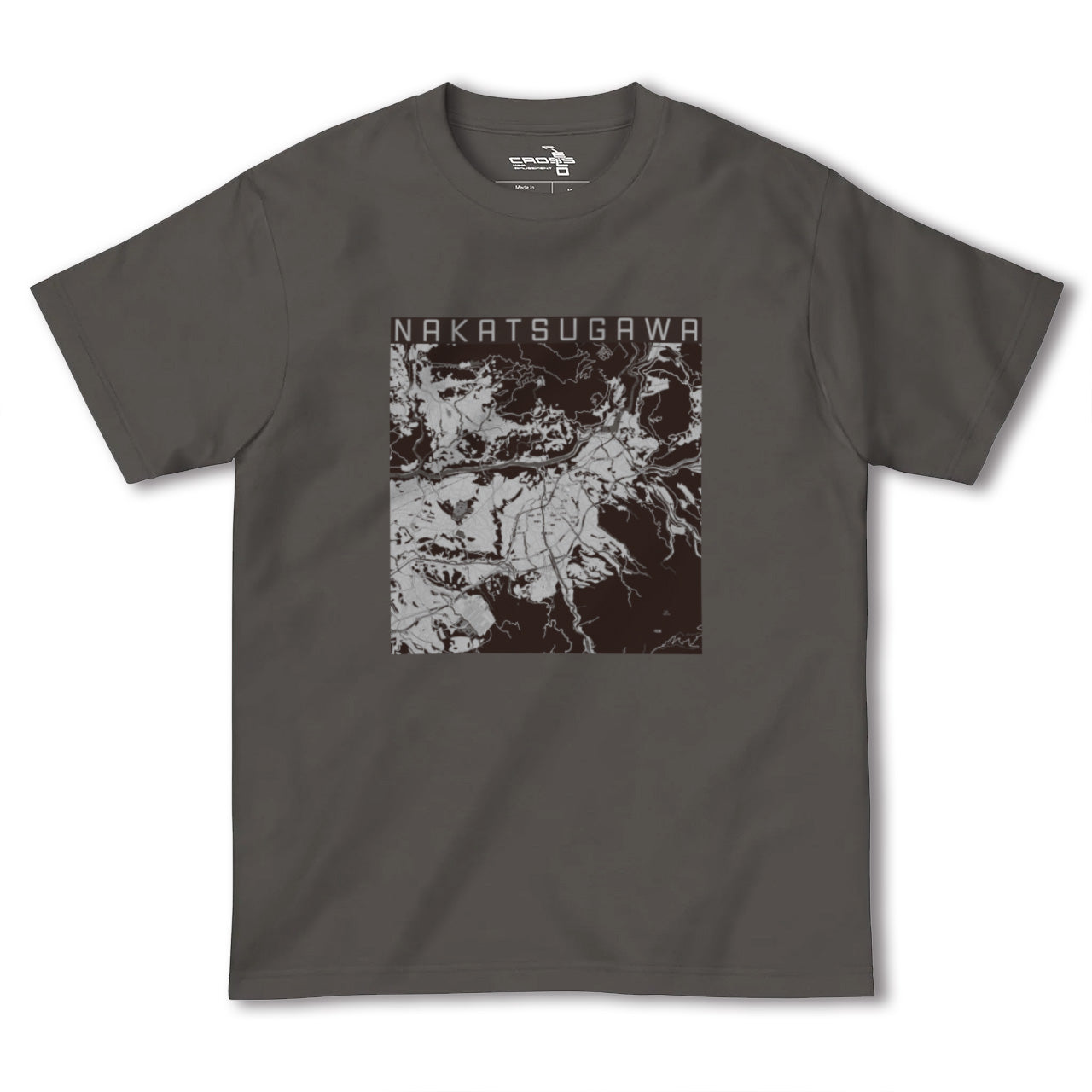 【中津川(岐阜県)】地図柄ヘビーウェイトTシャツ